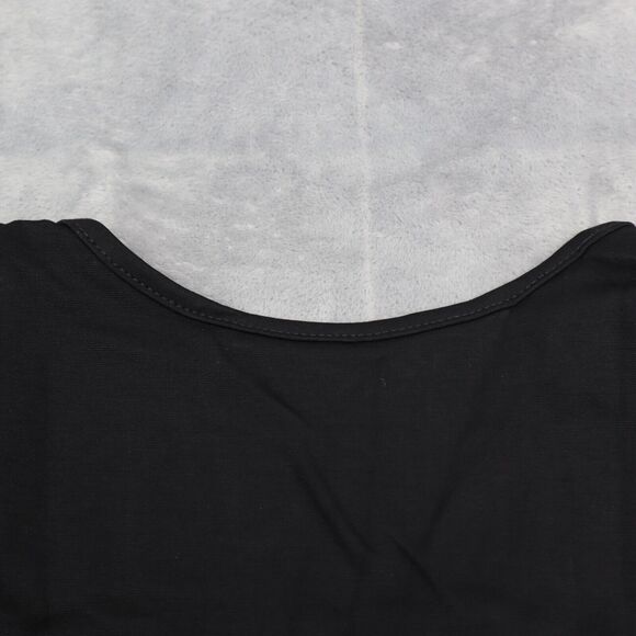 Love Republic Dress Womens M Black Plain Sleeveless Scoop Neck Pencil Cut - Picture 12 of 16